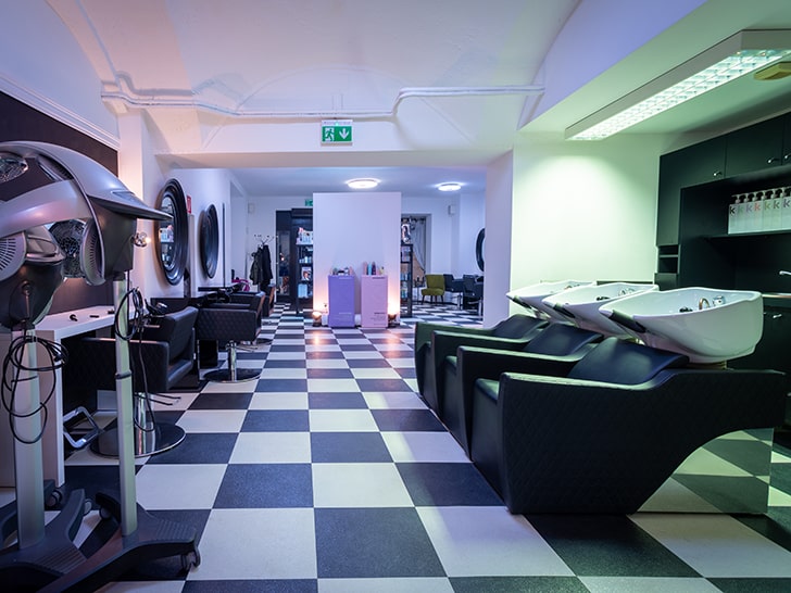 Innenaufnahme des Salons
